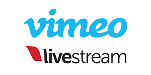 Logo de la plateforme de streaming: Vimeo Livestream