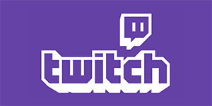 Logo van het Twitch streamingplatform